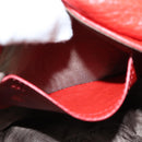 Chloe Lily Shoulder Bag Leather 2way Red Gold Auth bs30584-21