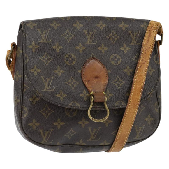 LOUIS VUITTON Monogram Saint Cloud GM Shoulder Bag M51242 LV Auth bs30585