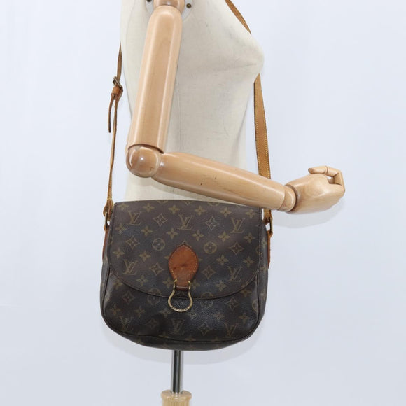 LOUIS VUITTON Monogram Saint Cloud GM Shoulder Bag M51242 LV Auth bs30585