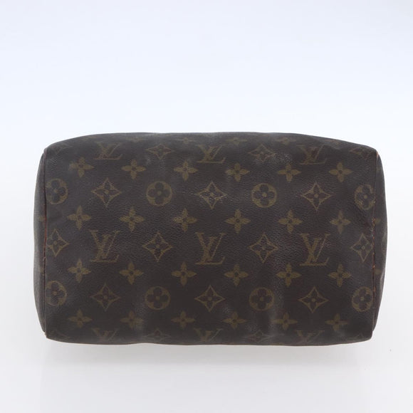 LOUIS VUITTON Monogram Speedy 25 Hand Bag M41528 LV Auth bs30587