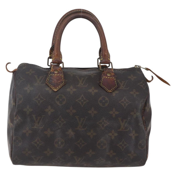 LOUIS VUITTON Monogram Speedy 25 Hand Bag M41528 LV Auth bs30587
