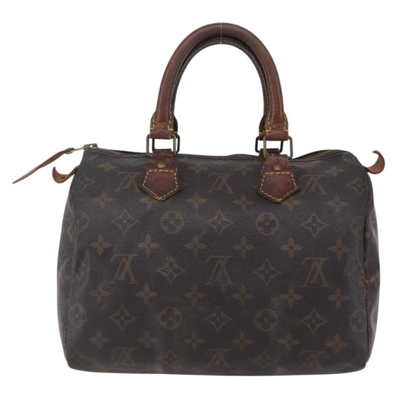LOUIS VUITTON Monogram Speedy 25 Hand Bag M41528 LV Auth bs30587