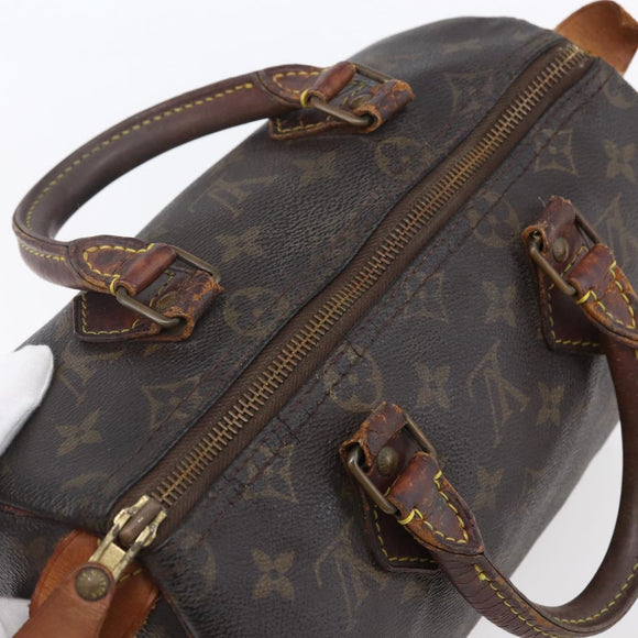 LOUIS VUITTON Monogram Speedy 25 Hand Bag M41528 LV Auth bs30587