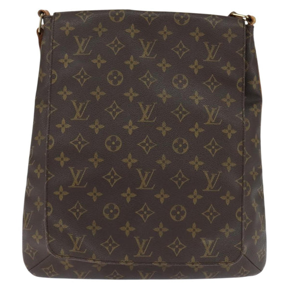 LOUIS VUITTON Monogram Musette Shoulder Bag M51256 LV Auth bs30590