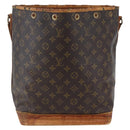 LOUIS VUITTON Monogram Noe Shoulder Bag M42224 LV Auth bs30591-13