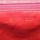 CHANEL Backpack Caviar Skin Red Gold CC Auth bs30593V-18
