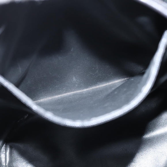 TIFFANY&Co. Shoulder Bag Leather Black Gold Auth bs30595