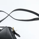 TIFFANY&Co. Shoulder Bag Leather Black Gold Auth bs30595-8