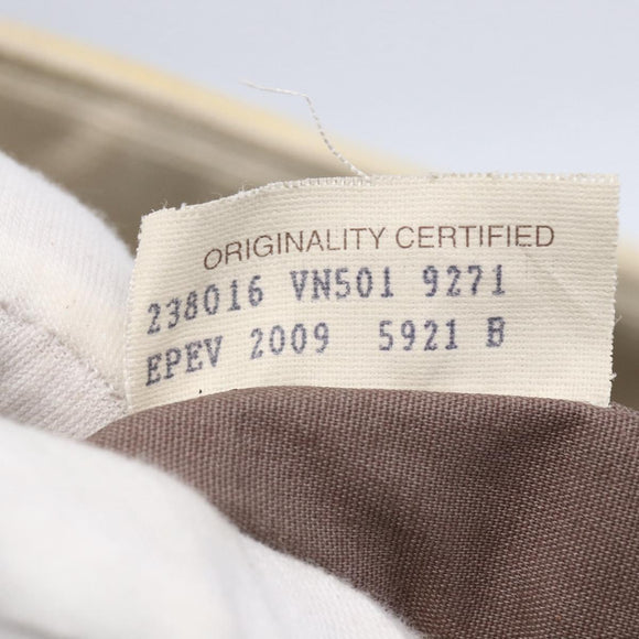 BOTTEGA VENETA Tote Bag Canvas Leather Yellow Auth bs30596