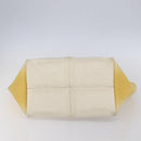 BOTTEGA VENETA Tote Bag Canvas Leather Yellow Auth bs30596-5