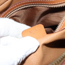 CELINE Macadam Canvas Hand Bag PVC Leather Brown Gold Auth bs30599-12