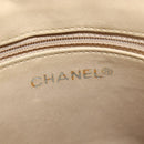 CHANEL Chain Shoulder Bag Lamb Skin Brown Gold CC Auth bs30600-15