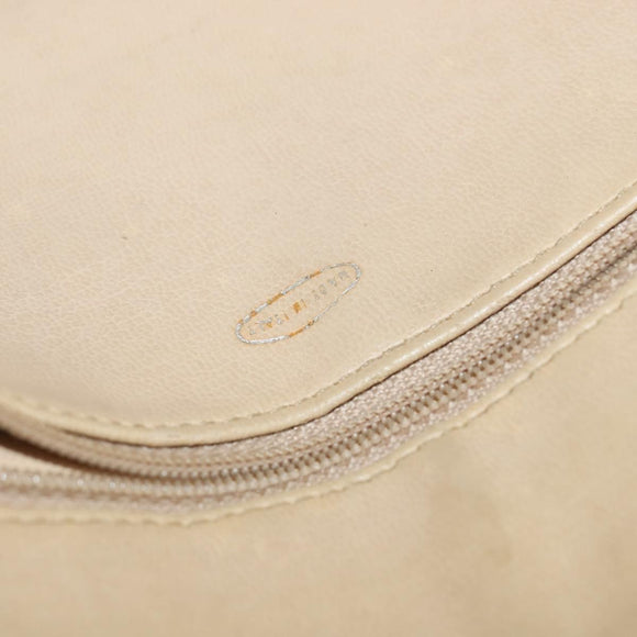 CHANEL Chain Shoulder Bag Lamb Skin Brown Gold CC Auth bs30600