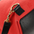 LOEWE Backpack Canvas Black Red Auth bs30603-16