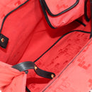 LOEWE Backpack Canvas Black Red Auth bs30603-10