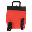 LOEWE Backpack Canvas Black Red Auth bs30603-13