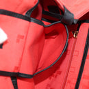 LOEWE Backpack Canvas Black Red Auth bs30603-23