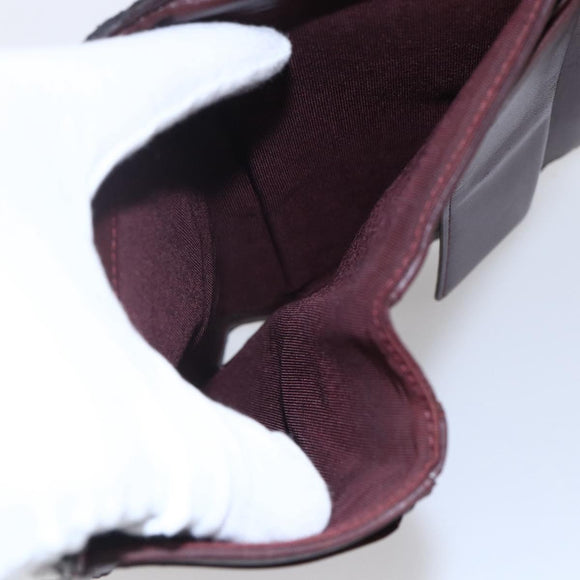 CHANEL Matelasse Long Wallet Lamb Skin Black Silver CC Auth bs30604