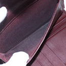 CHANEL Matelasse Long Wallet Lamb Skin Black Silver CC Auth bs30604-11