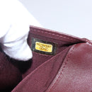 CHANEL Matelasse Long Wallet Lamb Skin Black Silver CC Auth bs30604-12