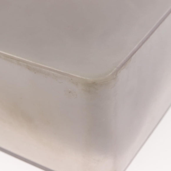 CHANEL Tote Bag Rubber Gray CC Auth bs30606