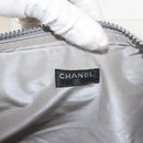 CHANEL Tote Bag Rubber Gray CC Auth bs30606-15