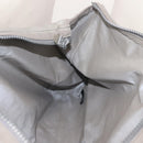 CHANEL Tote Bag Rubber Gray CC Auth bs30606-17