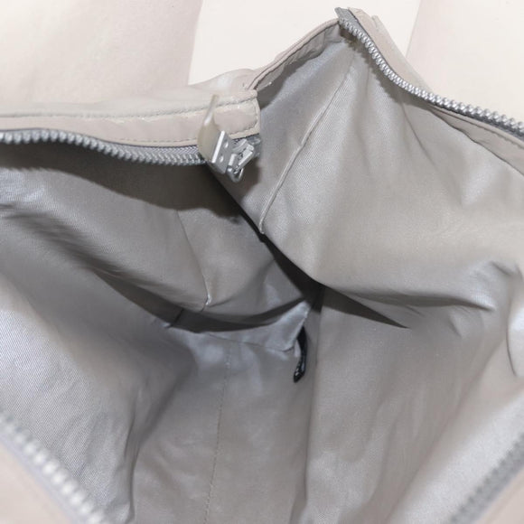 CHANEL Tote Bag Rubber Gray CC Auth bs30606