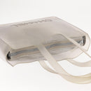 CHANEL Tote Bag Rubber Gray CC Auth bs30606-6