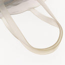 CHANEL Tote Bag Rubber Gray CC Auth bs30606-7