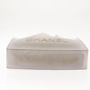 CHANEL Tote Bag Rubber Gray CC Auth bs30606-9