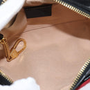 GUCCI Sherry Line Shoulder Bag Suede Patent Red Gold black 527350 Auth bs30609-10