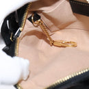 GUCCI Sherry Line Shoulder Bag Suede Patent Red Gold black 527350 Auth bs30609-20