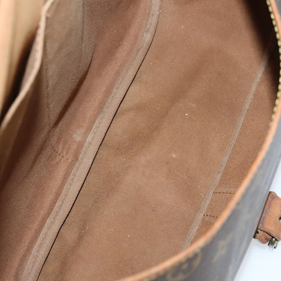 LOUIS VUITTON Monogram Saumur 35 Shoulder Bag M42254 LV Auth bs30612
