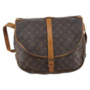 LOUIS VUITTON Monogram Saumur 35 Shoulder Bag M42254 LV Auth bs30612-2