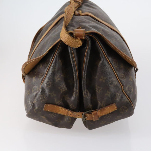LOUIS VUITTON Monogram Saumur 35 Shoulder Bag M42254 LV Auth bs30612