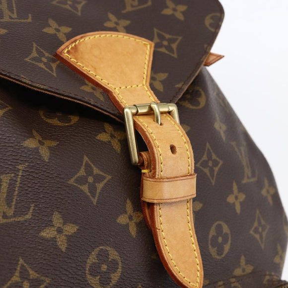 LOUIS VUITTON Monogram Montsouris GM Backpack M51135 LV Auth bs30613