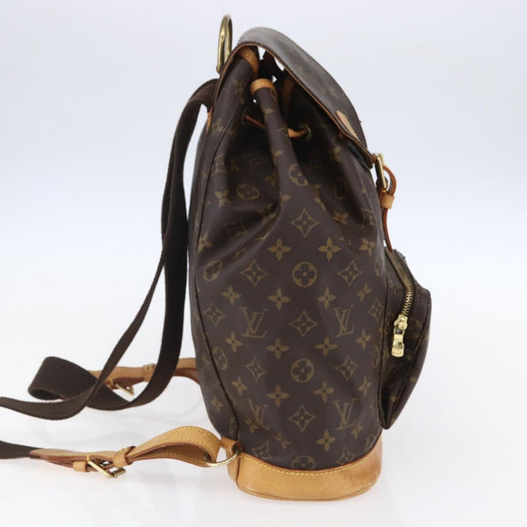 LOUIS VUITTON Monogram Montsouris GM Backpack M51135 LV Auth bs30613