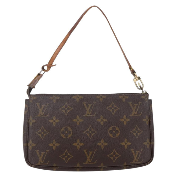 LOUIS VUITTON Monogram Pochette Accessoires Pouch M51980 LV Auth bs30614