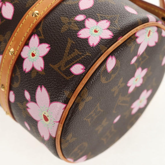 LOUIS VUITTON Monogram Cherry Blossom Papillon GM Bag M92009 LV Auth bs30617V