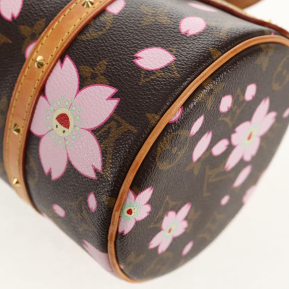 LOUIS VUITTON Monogram Cherry Blossom Papillon GM Bag M92009 LV Auth bs30617V