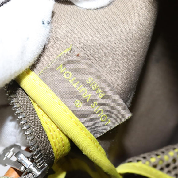 LOUIS VUITTON Damier Geant LV Cup Weatherly Bag Yellow M80636 LV Auth bs30618