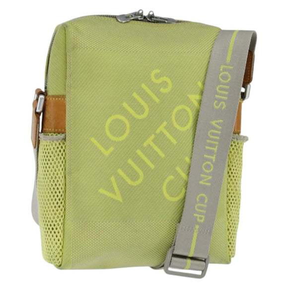 LOUIS VUITTON Damier Geant LV Cup Weatherly Bag Yellow M80636 LV Auth bs30618