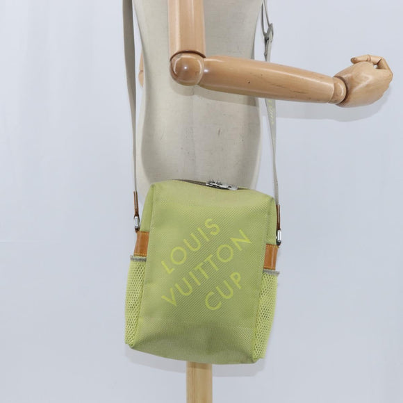 LOUIS VUITTON Damier Geant LV Cup Weatherly Bag Yellow M80636 LV Auth bs30618