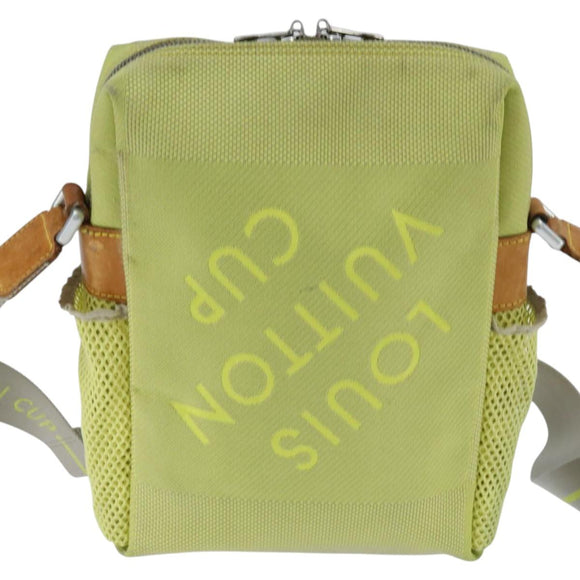 LOUIS VUITTON Damier Geant LV Cup Weatherly Bag Yellow M80636 LV Auth bs30618