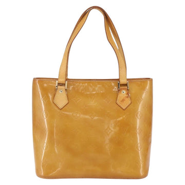 LOUIS VUITTON Monogram Vernis Houston Hand Bag Beige M91004 LV Auth bs30619 - 0