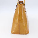LOUIS VUITTON Monogram Vernis Houston Hand Bag Beige M91004 LV Auth bs30619-5