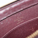 LOUIS VUITTON Taiga Baikal Clutch Bag Acajou M30186 LV Auth bs30620-17