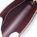 LOUIS VUITTON Taiga Baikal Clutch Bag Acajou M30186 LV Auth bs30620-10