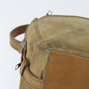 LOUIS VUITTON Shoulder Bag Suede Beige LV Auth bs30621-14